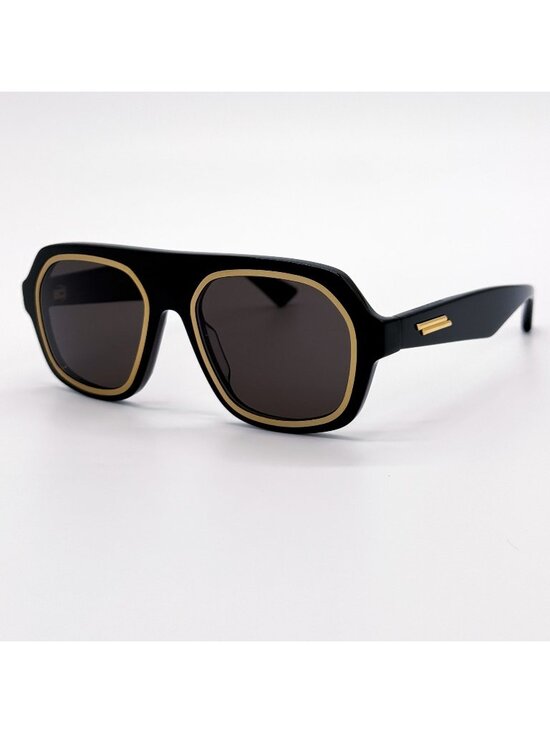 NEW BOTTEGA VENETA SUNGLASSES BV1217S 001 WOMEN BLACK EYEWEAR main image 7